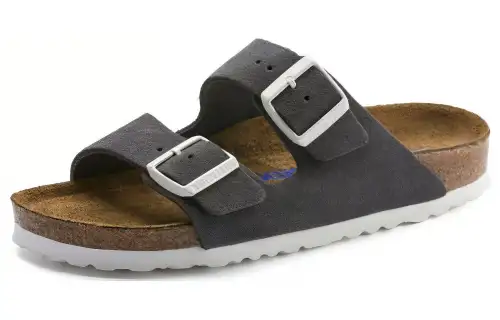 Birkenstock Arizona Leather Slide Slippers Women's Bronze