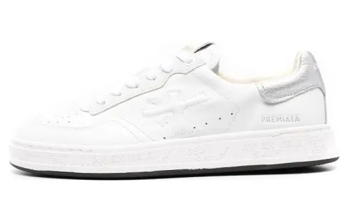 PREMIATA Quinn Calfskin Low top Skateboard Shoes Men's White