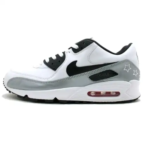 Nike Air Max 90 Low top Casual Shoes Men's White Black