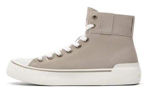 Dickies 874 Slip Resistant Abrasion Resistant High top Canvas Shoes Unisex Khaki