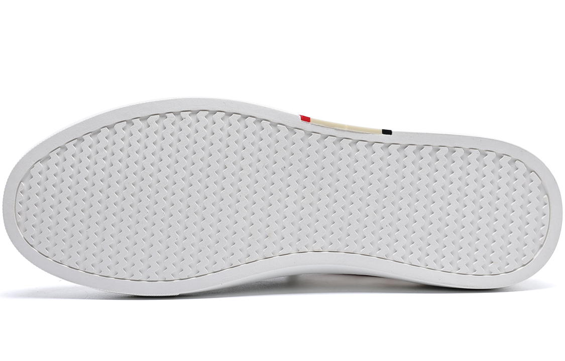 C°BANNER Cow Leather, Textile Low top Stylish Skateboarding Shoes Men's White
