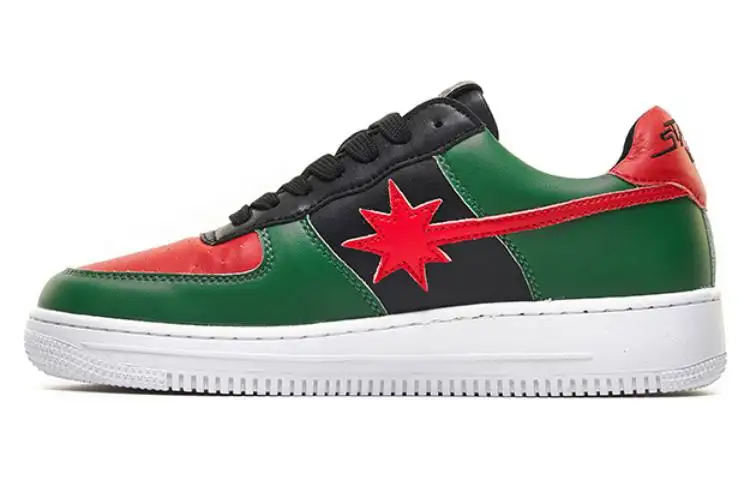 Starwalk Soldier Low top Skateboard Shoes Unisex Red Green