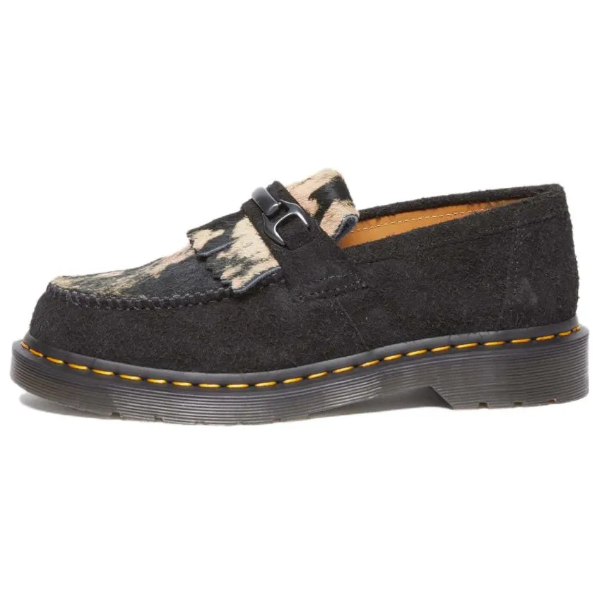 Adrian Dr.Martens Snaffle Hair On Loafer 'Black Beige'