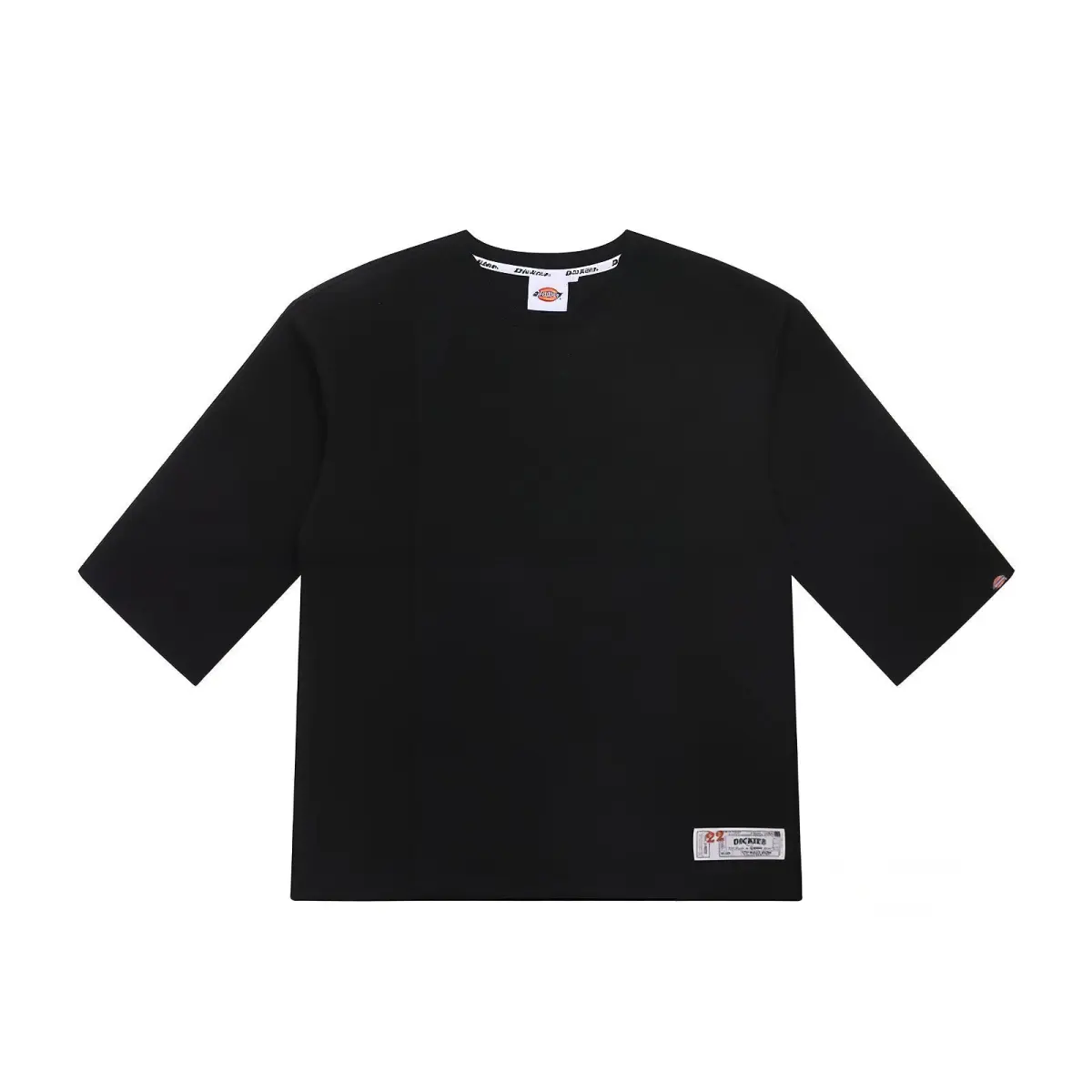 Dickies T-Shirts Men's Black Crew Neck Moderate