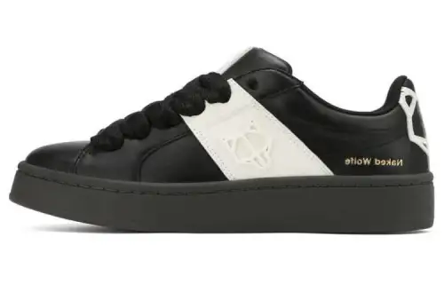 Naked Wolfe Scuba Leather Low top Skateboard Shoes Women's Black