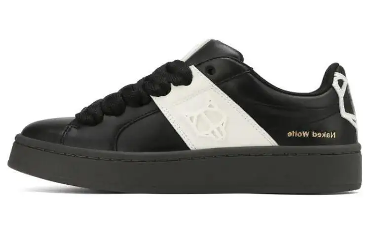 Naked Wolfe Scuba Leather Low top Skateboard Shoes Women's Black
