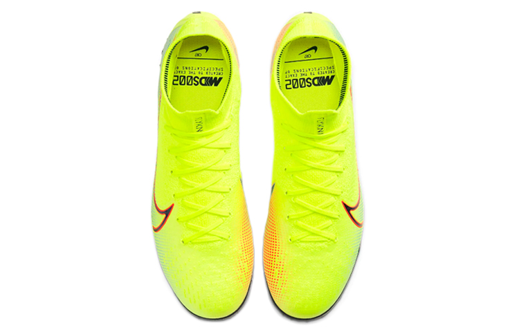 Мужские кроссовки Nike Mercurial Superfly 7 13 Elite Mds TF (желто-зеленый) — Жёлтый / зелёный — фото 4