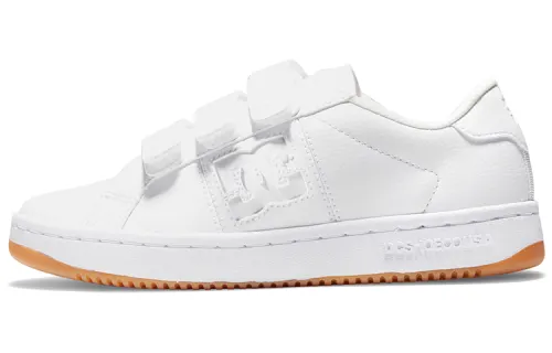 DC Shoes Striker V Slip Resistant Abrasion Resistant Low top Skateboard Shoes Women's White