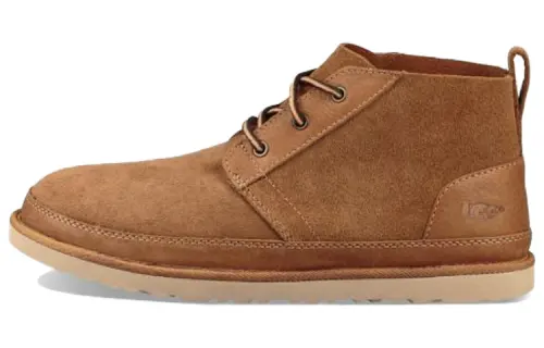 UGG Neumel unlined leather lace-up lifestyle shoes for men, maroon