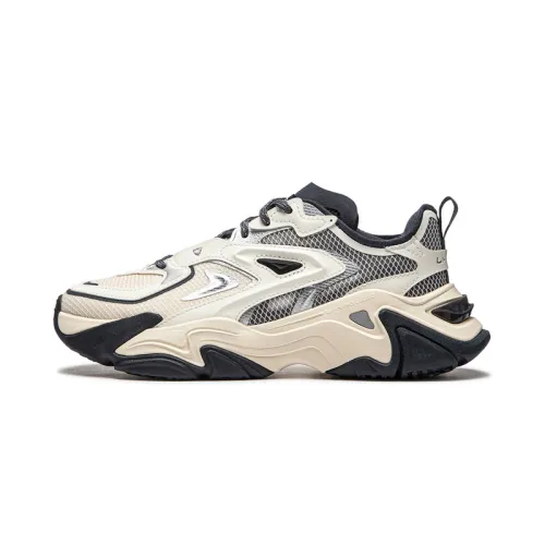 Li Ning CF Chiikawa Strategy SS Cushioning Rebound Cushioning Rebound Low top Casual Shoes Women's Gray Beige White