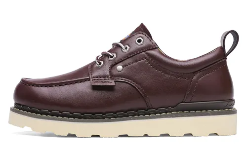 Dickies Combat Boots Men's Burgundy