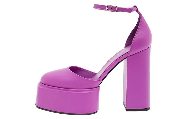 3JUIN Ambra Ankle Strap Platform Pumps