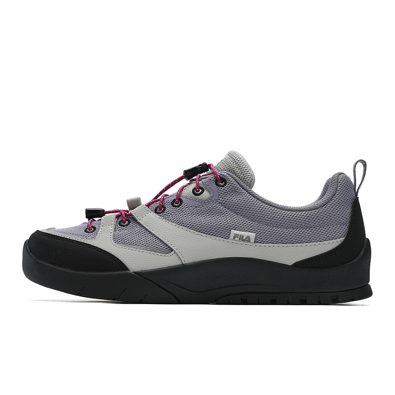 FILA CAMLIFE Mountain Crossing Shoes Abrasion Resistant Low top Casual Shoes Women's Purple Gray