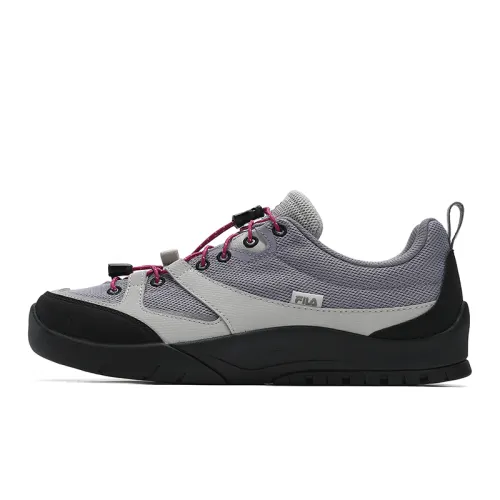 FILA CAMLIFE Mountain Crossing Shoes Abrasion Resistant Low top Casual Shoes Women's Purple Gray