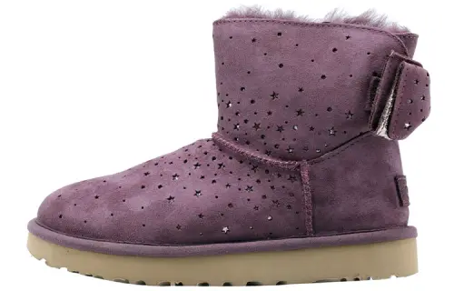 UGG Classic Mini Stargirl Bow Port 'Purple' Women's