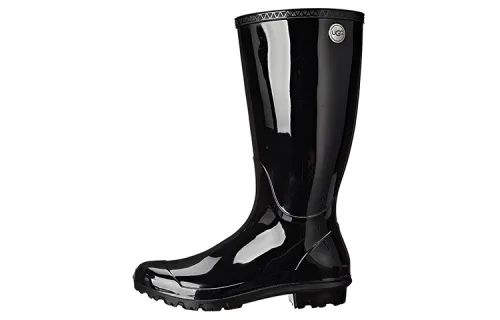 UGG Rubber Knee high Boots Women's Black