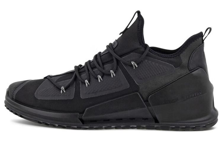 Ecco Fabric Low top Sports Casual Shoes Men's Black