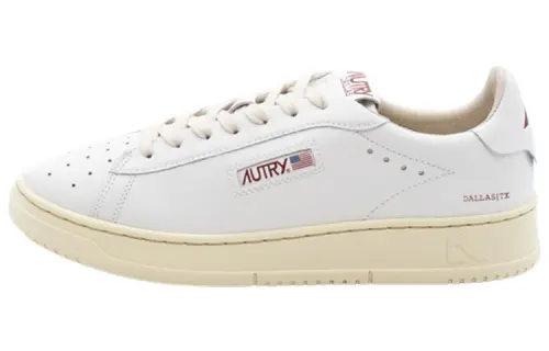 AUTRY Low top Stylish Skateboarding Shoes Men's White Red