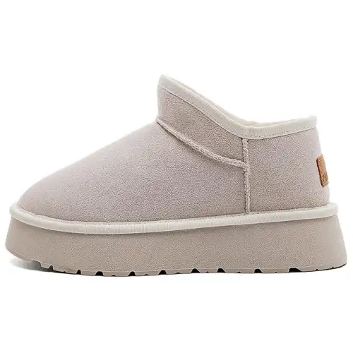 PAUL FRANK Vintage Versatile, Fleece Lined Thermal Platform Height Increasing Short Snow Boots Women's