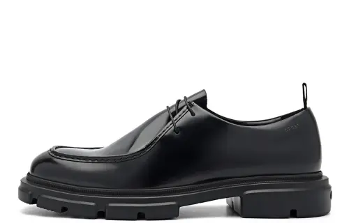 PEDRO Worry Free Collection Cow Leather Business Casual Shoes Men's Black