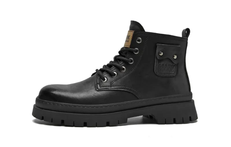 FAIRWHALE Combat Boots Men's Black/Khaki/Brown