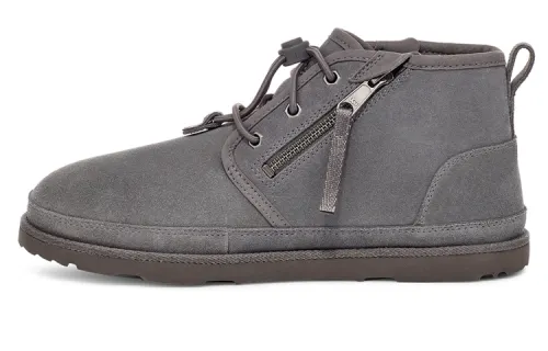 UGG Neumel Adaptive Double Zipper Snow Boots Gray