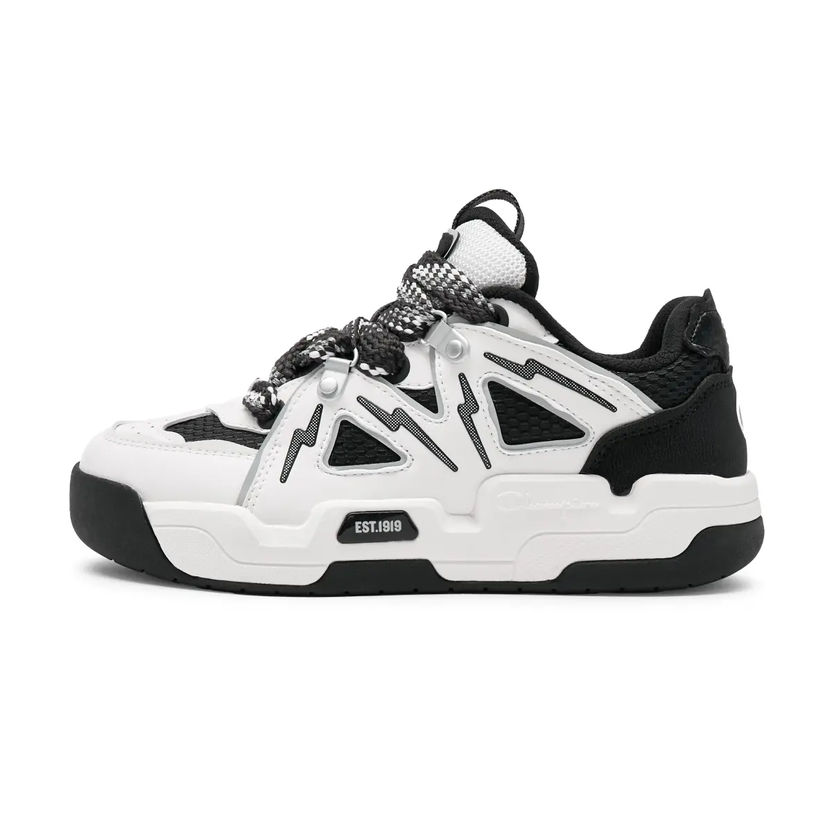 Champion Low top Skateboard Shoes Women's Black White