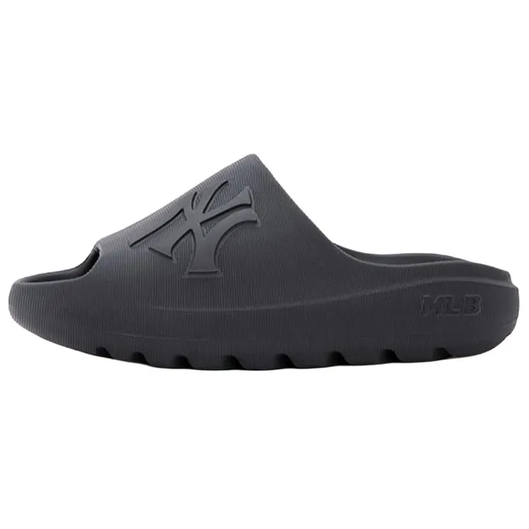 MLB New York Yankees Stitching Slip Resistant Abrasion Resistant Slide Slippers Unisex Blue