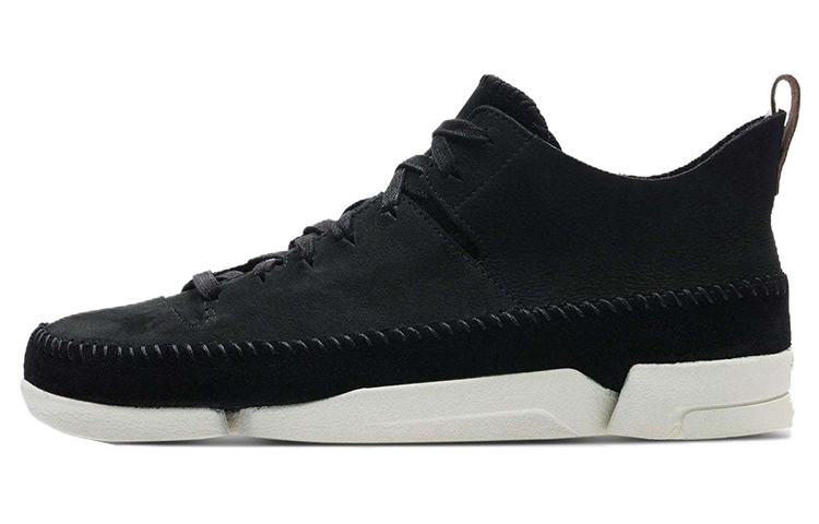 Clarks Trigenic Leather Low top Casual Shoes Men's Black