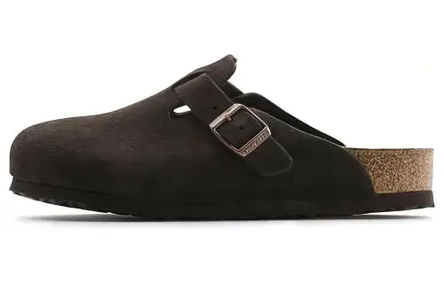 Birkenstock Closed Toe Slippers Men's Mocha