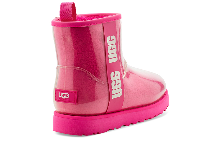 UGG CLASSIC CLEAR MINI Thermal Slip Resistant Thermal Slip Resistant Short Snow Boots Women's Rock Rose