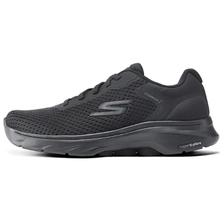 Skechers GO WALK 7 Comfortable Lightweight Low top Casual Shoes Men’s Black