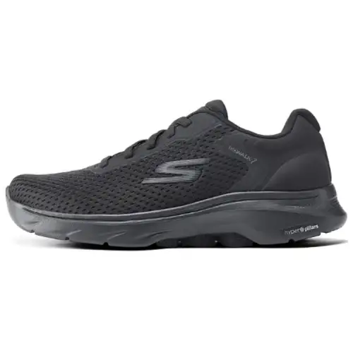 Skechers GO WALK 7 Comfortable Lightweight Low top Casual Shoes Men's Black