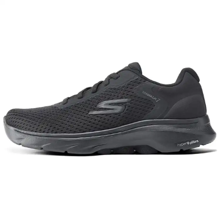 Skechers GO WALK 7 Comfortable Lightweight Low top Casual Shoes Men's Black