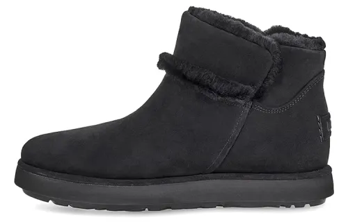 UGG Classic Mini Spill Seam Blvd Snow Boots Black Women's