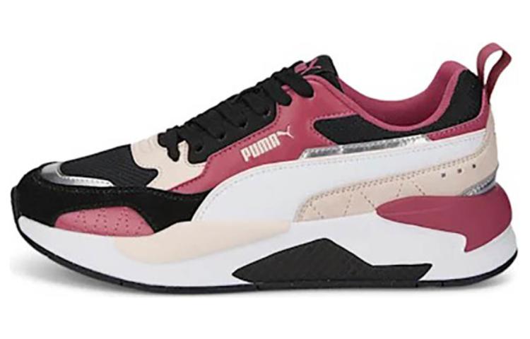 PUMA X Ray 2 Square Abrasion Resistant Low top Casual Shoes Women's Black Pink White