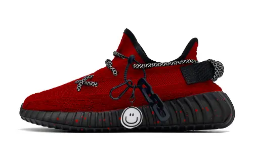 Adidas Originals Yeezy Boost 350 V2 Low top Casual Shoes Unisex Red