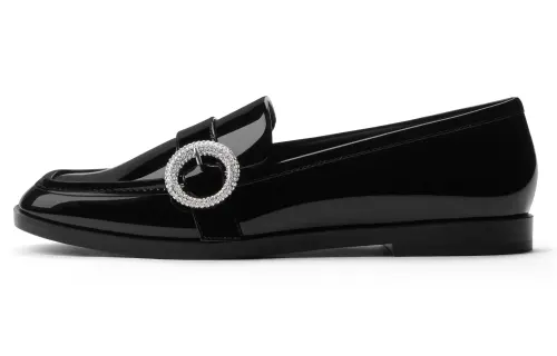 CHARLES&KEITH Pu Loafers 1.6cm Women's