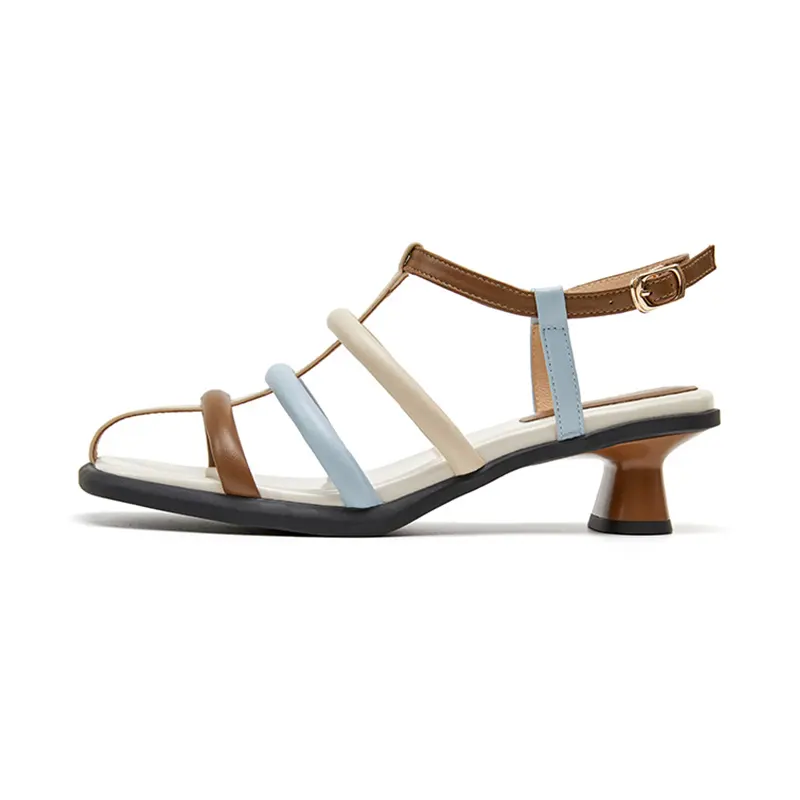Marie Claire Leather Fashion Trend Roman Sandals Women's
