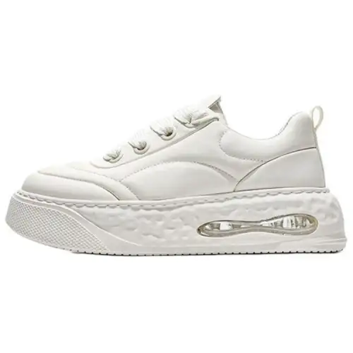 JANE HARLOW Leather Lightweight Low top Casual Shoes Men's White