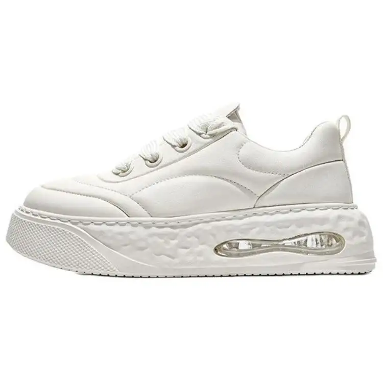 JANE HARLOW Leather Lightweight Low top Casual Shoes Men's White