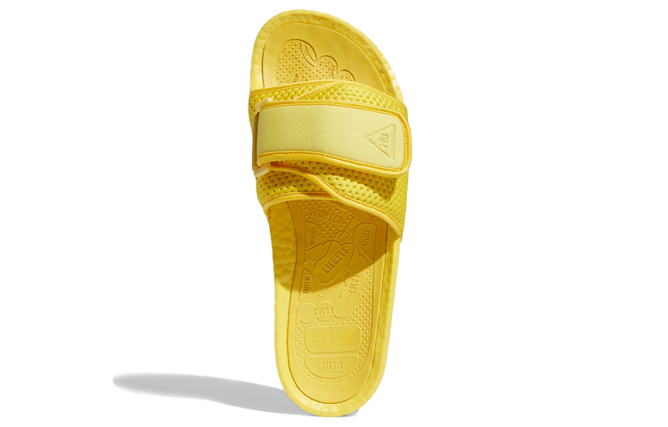 Шлепанцы adidas originals Chancletas Hu Slides (желтые) — Жёлтый — фото 5