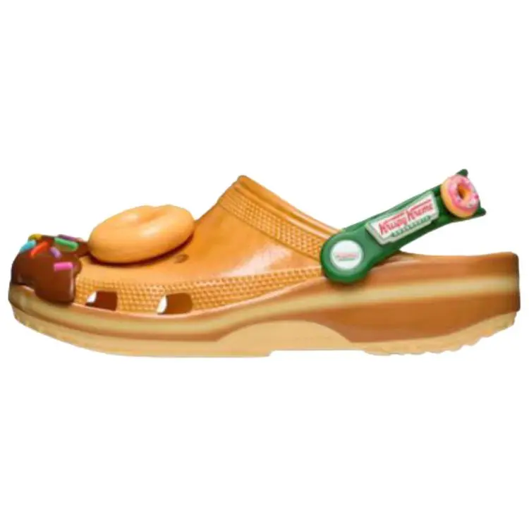 Crocs x Krispy Kreme Classic Clog Clogs Unisex Gold