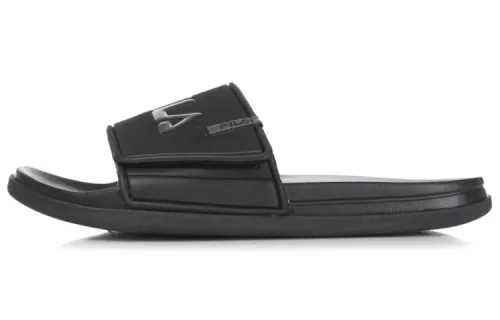 FILA Rubber Sole Slide Slippers Unisex Black