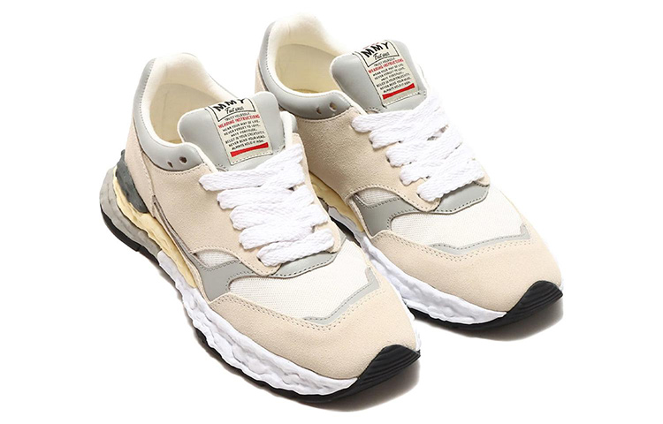 Мужские кеды MIHARA YASUHIRO George Original Sole (белые) — фото 3
