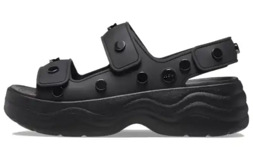 Crocs Skyline Studded Sandals 'Black' Women's
