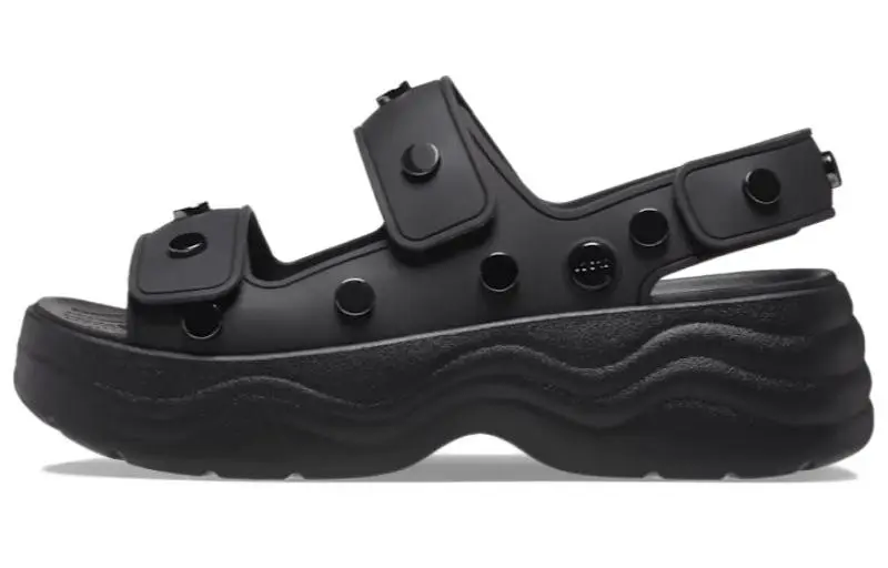 Crocs Skyline Studded Sandals 'Black' Women's