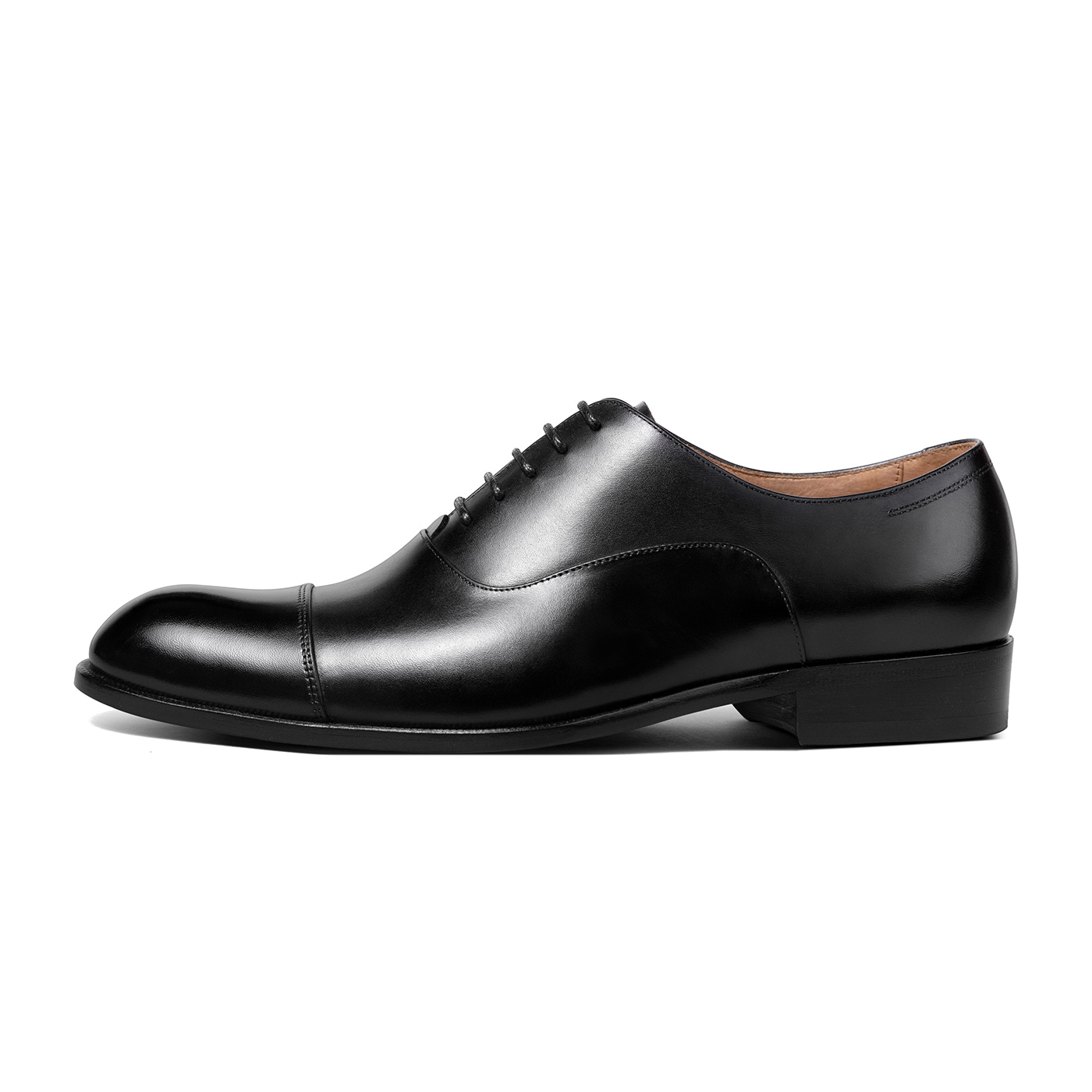 THOM WILLS British Business Old Money Style Calfskin Oxford Shoes Dress Shoes Men's Black