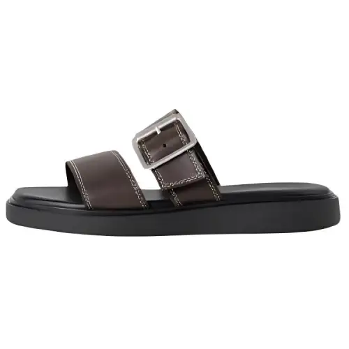 VAGABOND SHOEMAKERS Slip Resistant Slide Slippers Women's Dark Brown