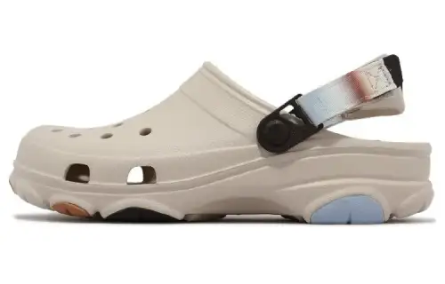 Crocs All Terrain Color Dip Clog Beach Sandals Unisex Concrete Gray